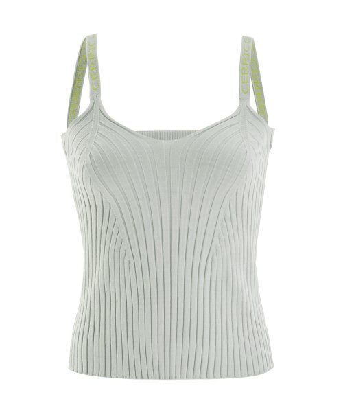 CERRIC(セリック)の「JACQUARD STRAP SLEEVELESS / MINT(Tシャツ/カットソー・レディース・その他・ONE SIZE)」の2枚目の写真