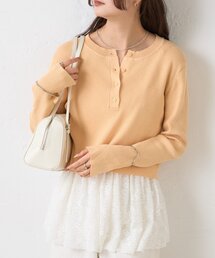 【ZOZO限定/REVIVAL】26SSヘンリーリブニット