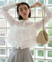 CAPRICIEUX LE'MAGE | 裾フリルシャツ(シャツ/ブラウス)