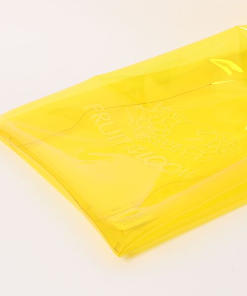 FRUIT OF THE LOOM(フルーツオブザルーム)の「FTL EX CLEAR SHOPPING BAG /ブランドロゴ クリアカラー エコバッグ(エコバッグ/サブバッグ・メンズ・サックスブルー/ホワイト/ライトブルー/イエロー・FREE)」の12枚目の写真