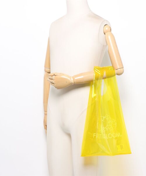 FRUIT OF THE LOOM(フルーツオブザルーム)の「FTL EX CLEAR SHOPPING BAG /ブランドロゴ クリアカラー エコバッグ(エコバッグ/サブバッグ・メンズ・サックスブルー/ホワイト/ライトブルー/イエロー・FREE)」の10枚目の写真