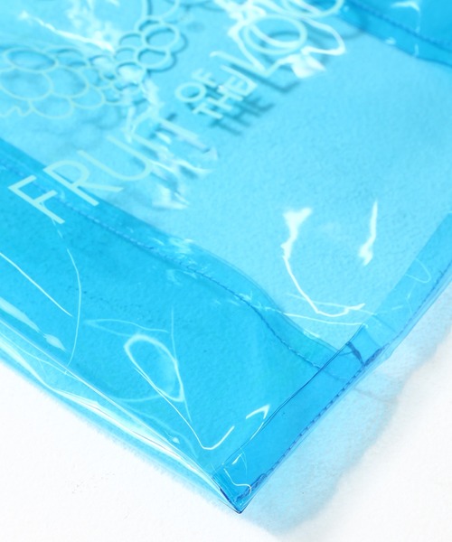 FRUIT OF THE LOOM(フルーツオブザルーム)の「FTL EX CLEAR SHOPPING BAG /ブランドロゴ クリアカラー エコバッグ(エコバッグ/サブバッグ・メンズ・サックスブルー/ホワイト/ライトブルー/イエロー・FREE)」の6枚目の写真