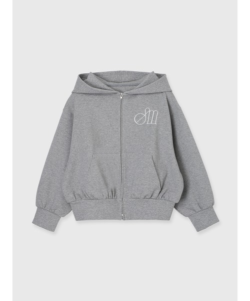 EIMY ISTOIRE(エイミーイストワール)の「EIMYロゴダンボールパーカー(Tシャツ/カットソー・レディース・ブラック/オフホワイト/グレー・F)」の3枚目の写真