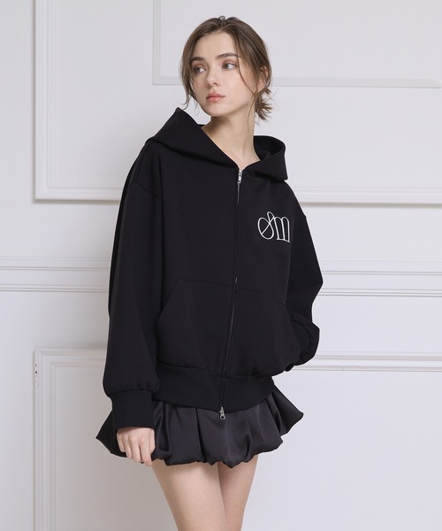 EIMY ISTOIRE(エイミーイストワール)の「EIMYロゴダンボールパーカー(Tシャツ/カットソー・レディース・ブラック/オフホワイト/グレー・F)」の13枚目の写真