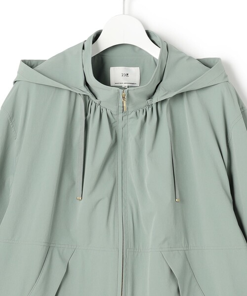 23区 L（ニジュウサンクオオキイサイズ）の「2WAYストレッチタフタ ボリュームスリーブブルゾン（その他アウター・レディース・カーキ系/ブラック系・44/48/46）」の17枚目の写真
