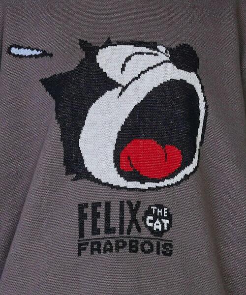 FRAPBOIS（フラボア）の「FELIX フェイスニット（ニット/セーター・レディース・チャコールグレー・1/2）」の7枚目の写真