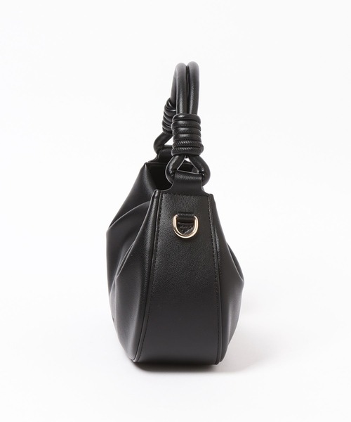 BAYFLOW（ベイフロー）の「[500mlのペットボトルも入る]ノットワンハンドルショルダーバッグ（ハンドバッグ・レディース・ブラック/ベージュ/ライトグリーン・FREE）」の13枚目の写真