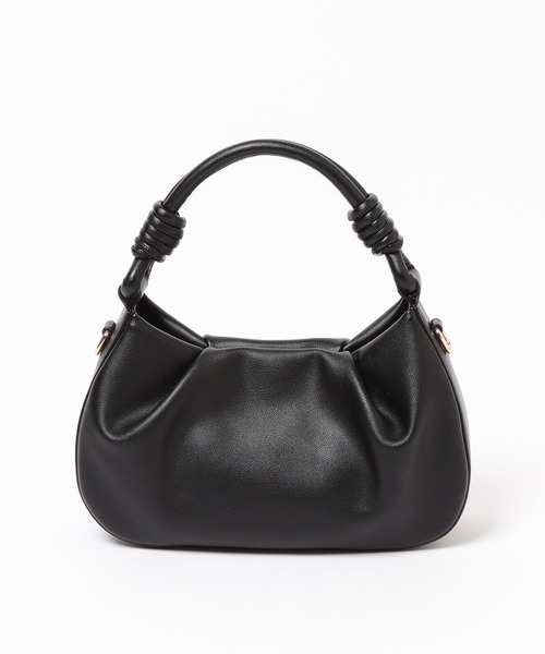 BAYFLOW（ベイフロー）の「[500mlのペットボトルも入る]ノットワンハンドルショルダーバッグ（ハンドバッグ・レディース・ブラック/ベージュ/ライトグリーン・FREE）」の14枚目の写真