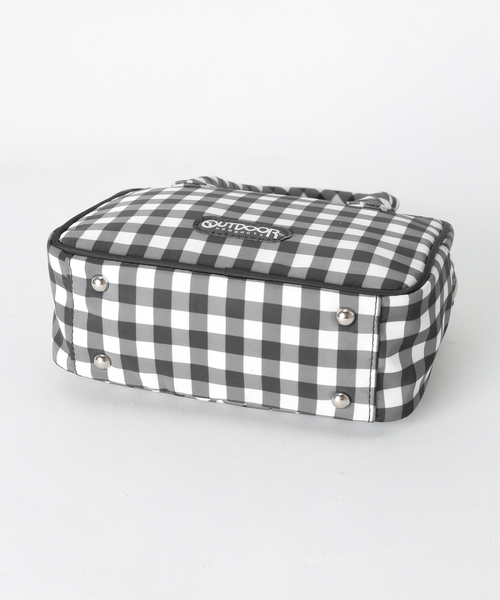 OUTDOOR PRODUCTS(アウトドアプロダクツ)の「2WAY CUBEBAG GinghamCheck(ショルダーバッグ・レディース・ブラック系その他・FREE)」の9枚目の写真