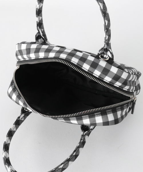 OUTDOOR PRODUCTS(アウトドアプロダクツ)の「2WAY CUBEBAG GinghamCheck(ショルダーバッグ・レディース・ブラック系その他・FREE)」の10枚目の写真
