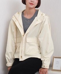 libelle more | 【テフロン加工／防汚機能／撥水】Eツイルギャザーブルゾン マウンテンパーカー(マウンテンパーカー)