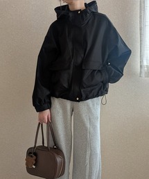 libelle more（リベル モア）の「【テフロン加工／防汚機能／撥水】Eツイルギャザーブルゾン マウンテンパーカー（マウンテンパーカー）」