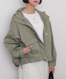 libelle more（リベル モア）の「【テフロン加工／防汚機能／撥水】Eツイルギャザーブルゾン マウンテンパーカー（マウンテンパーカー）」