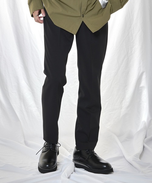 HAUS(ハウス)の「【HAUS】SHARK SOLE PLAIN TOE SHOES / シャークソールプレーントゥシューズ PU レザーシューズ(ドレスシューズ・メンズ・ブラック・S/LL/L/M)」の19枚目の写真