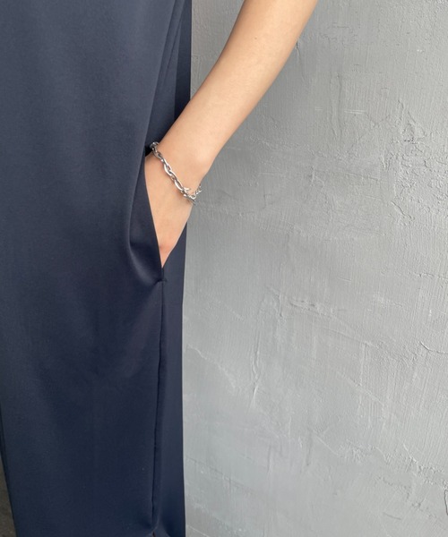 AMERICANA（アメリカーナ）の「【WEB先行予約】[Americana/アメリカーナ] 別注 AMERICANA バックロゴプリント マキシ丈ワンピース（ワンピース・レディース・ブラック/ブラウン/オリーブ・ONE SIZE）」の10枚目の写真