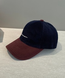 Lips（リップス）の「コーデュロイコンビカラーCAP/スウェード調ブリム/ミニ刺繍（キャップ）」