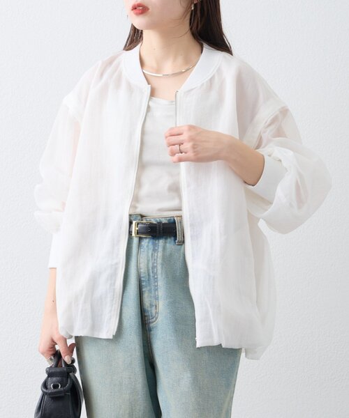 CIAOPANIC TYPY（チャオパニックティピー）の「リップストップ裾バルーン2WAYMA-1（ブルゾン・レディース・ピンク/ブラック/オフホワイト・ONE SIZE）」の13枚目の写真