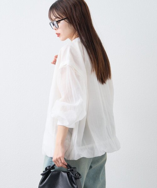 CIAOPANIC TYPY（チャオパニックティピー）の「リップストップ裾バルーン2WAYMA-1（ブルゾン・レディース・ピンク/ブラック/オフホワイト・ONE SIZE）」の15枚目の写真