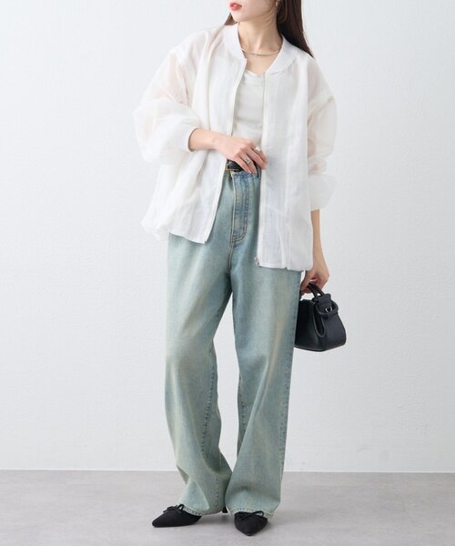 CIAOPANIC TYPY（チャオパニックティピー）の「リップストップ裾バルーン2WAYMA-1（ブルゾン・レディース・ピンク/ブラック/オフホワイト・ONE SIZE）」の17枚目の写真