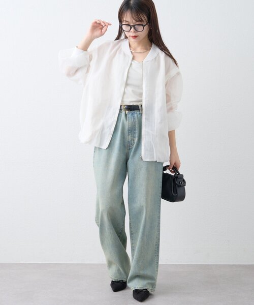 CIAOPANIC TYPY（チャオパニックティピー）の「リップストップ裾バルーン2WAYMA-1（ブルゾン・レディース・ピンク/ブラック/オフホワイト・ONE SIZE）」の18枚目の写真