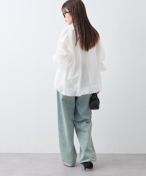 CIAOPANIC TYPY（チャオパニックティピー）の「リップストップ裾バルーン2WAYMA-1（ブルゾン・レディース・ピンク/ブラック/オフホワイト・ONE SIZE）」の20枚目の写真