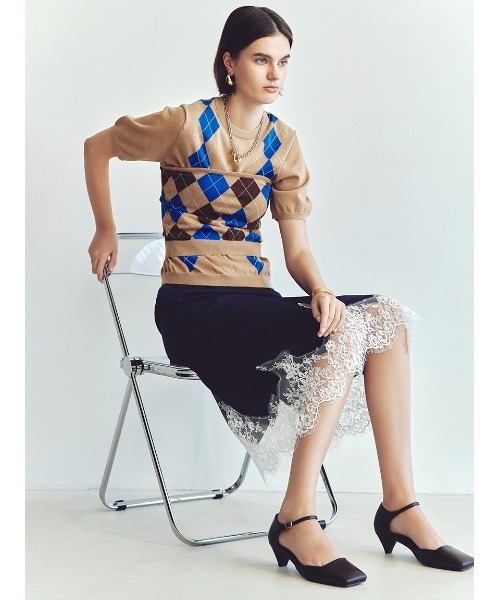 Mila Owen（ミラオーウェン）の「アンクルストラップパンプス（パンプス・レディース・ブラック/イエロー/ブラウン・37/36/38）」の6枚目の写真