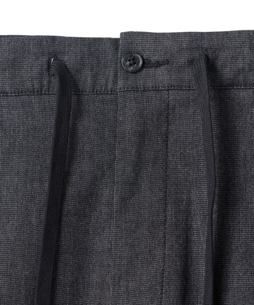 UNION STATION（ユニオンステーション）の「メッシュデニムイージーパンツ〈ストレッチ・軽量・ハンドウォッシャブル・通気性〉（その他パンツ・メンズ・ネイビー/ブラック・S/L/M）」の11枚目の写真