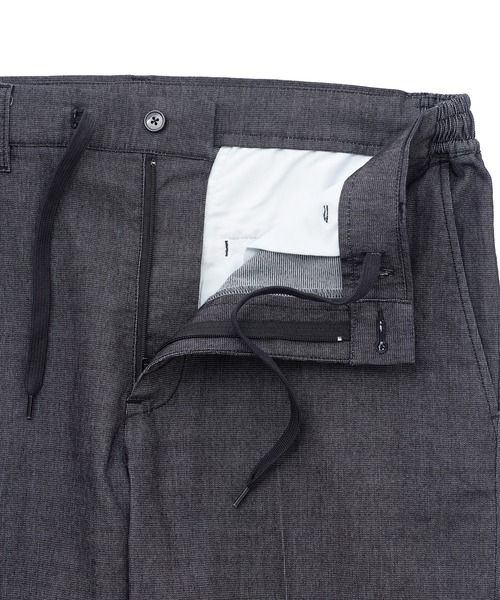 UNION STATION（ユニオンステーション）の「メッシュデニムイージーパンツ〈ストレッチ・軽量・ハンドウォッシャブル・通気性〉（その他パンツ・メンズ・ネイビー/ブラック・S/L/M）」の8枚目の写真