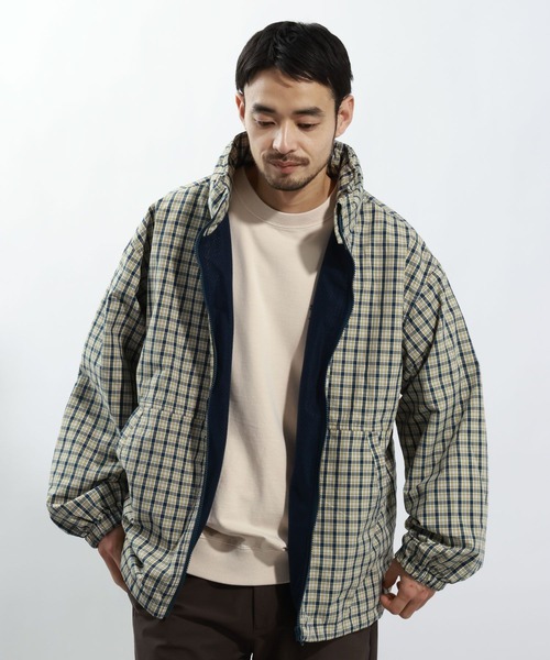 BAYFLOW（ベイフロー）の「ライトフードブルゾン（ブルゾン・メンズ・ネイビー/その他1・LARGE/MEDIUM）」の14枚目の写真