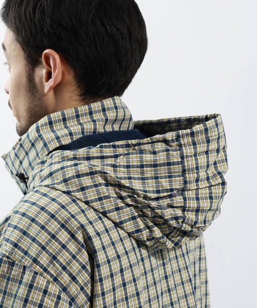 BAYFLOW（ベイフロー）の「ライトフードブルゾン（ブルゾン・メンズ・ネイビー/その他1・LARGE/MEDIUM）」の4枚目の写真