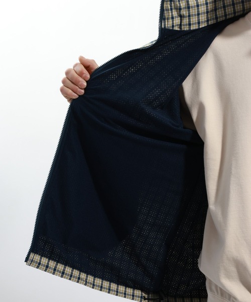 BAYFLOW（ベイフロー）の「ライトフードブルゾン（ブルゾン・メンズ・ネイビー/その他1・LARGE/MEDIUM）」の8枚目の写真