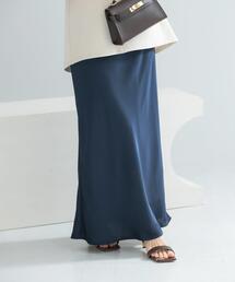 URBAN RESEARCH ROSSO WOMEN | ヴィンテージシルキーサテンイージースカート(スカート)