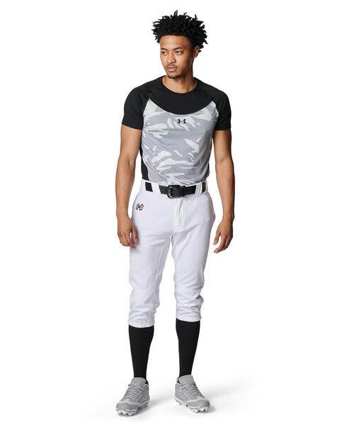 UNDER ARMOUR(アンダーアーマー)の「UAヒートギア コンフォート フィッティド ノベルティ ショートスリーブ クルーネック シャツ(ベースボール/メンズ)(Tシャツ/カットソー・メンズ・ブラック・M/XL/L/3XL/S/2XL)」の3枚目の写真