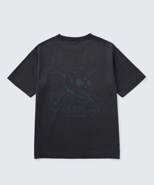 WILD THINGS(ワイルドシングス)の「クロスボーンズ S/S Tシャツ│CROSSBONES S/S TEE(Tシャツ/カットソー・メンズ・イエロー系その他2/チャコールグレー/ホワイト/グレー系その他3・XL/L/M/S)」の5枚目の写真