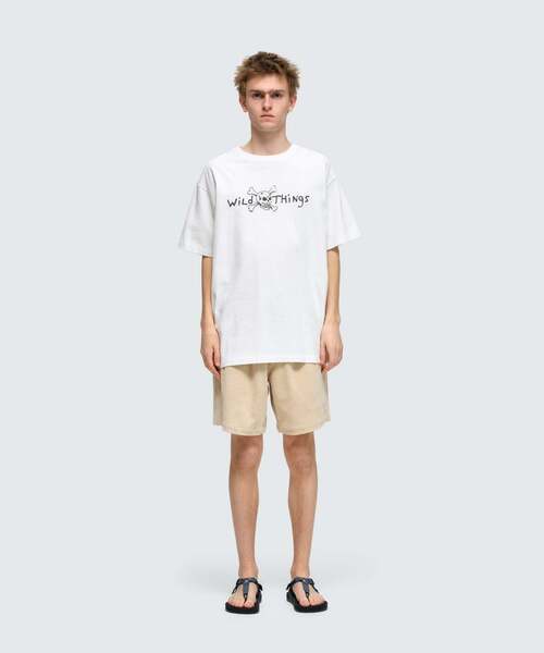 WILD THINGS(ワイルドシングス)の「クロスボーンズ S/S Tシャツ│CROSSBONES S/S TEE(Tシャツ/カットソー・メンズ・イエロー系その他2/チャコールグレー/ホワイト/グレー系その他3・XL/L/M/S)」の7枚目の写真