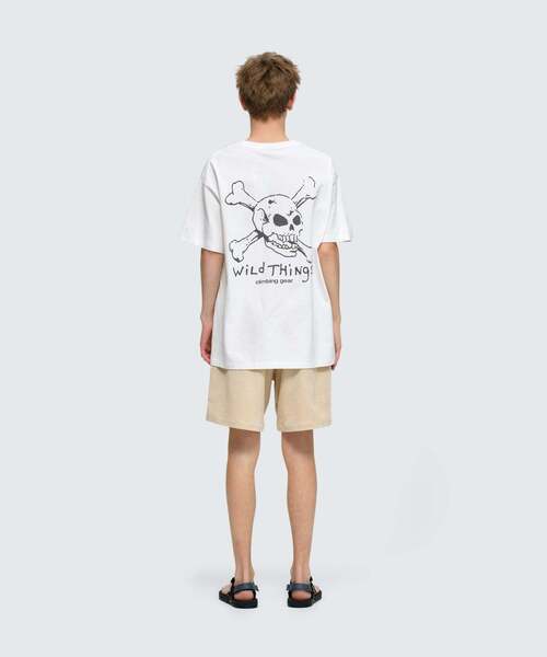 WILD THINGS(ワイルドシングス)の「クロスボーンズ S/S Tシャツ│CROSSBONES S/S TEE(Tシャツ/カットソー・メンズ・イエロー系その他2/チャコールグレー/ホワイト/グレー系その他3・XL/L/M/S)」の8枚目の写真