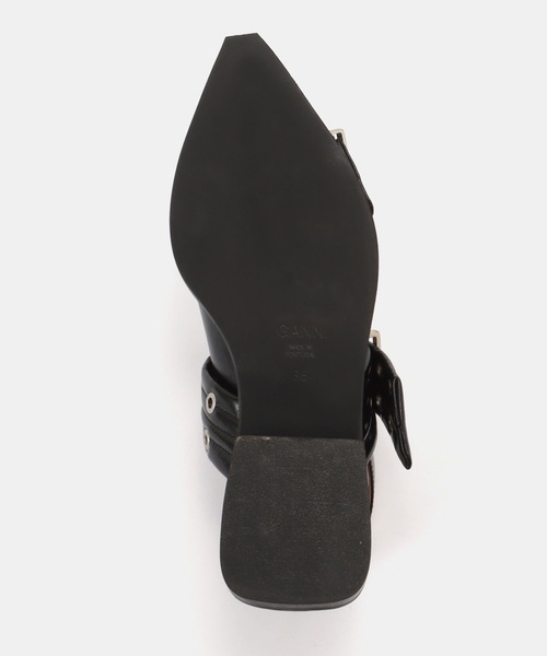 GANNI（ガニー）の「GANNI / ガニー Feminine Buckle Ballerina Naplack（サンダル・レディース・ブラック・38/37/36）」の9枚目の写真