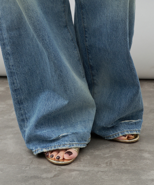 Deuxieme Classe(ドゥーズィエムクラス)の「【DENIMIST/デニミスト】TERI WIDE LEG JEAN (29.5)(その他パンツ・レディース・ブルー・24/25/26)」の6枚目の写真