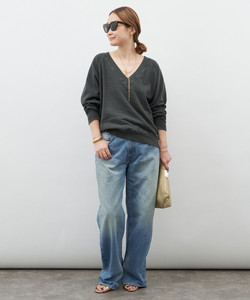 Deuxieme Classe(ドゥーズィエムクラス)の「【DENIMIST/デニミスト】TERI WIDE LEG JEAN (29.5)(その他パンツ・レディース・ブルー・24/25/26)」の8枚目の写真