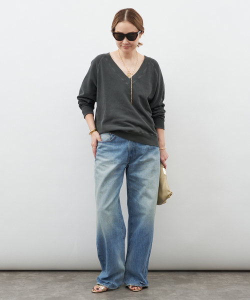 Deuxieme Classe(ドゥーズィエムクラス)の「【DENIMIST/デニミスト】TERI WIDE LEG JEAN (29.5)(その他パンツ・レディース・ブルー・24/25/26)」の9枚目の写真