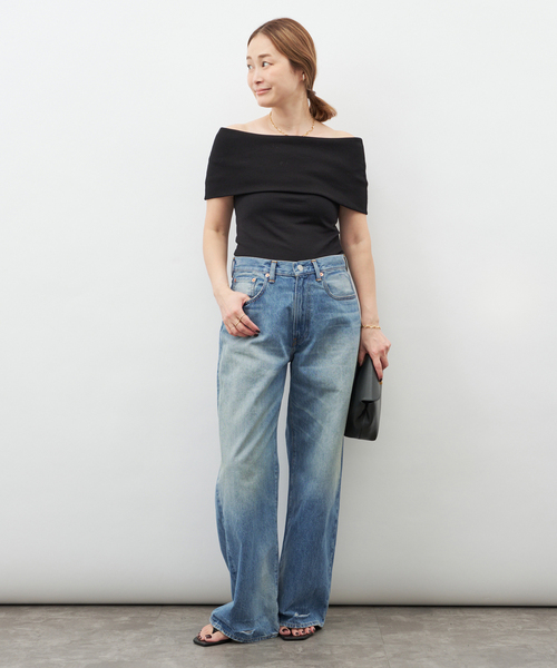 Deuxieme Classe(ドゥーズィエムクラス)の「【DENIMIST/デニミスト】TERI WIDE LEG JEAN (29.5)(その他パンツ・レディース・ブルー・24/25/26)」の17枚目の写真