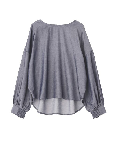 YECCA VECCA（イェッカヴェッカ）の「2wayボリューム袖ブラウス（シャツ/ブラウス・レディース・ピンクベージュ/オフホワイト/ネイビー/ストライプ・FREE）」の10枚目の写真