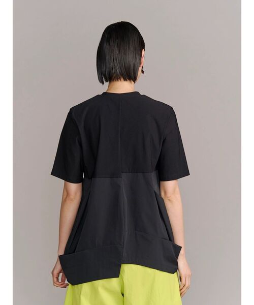 UN3D.（アンスリード）の「ROUND BOX COCOON T-SH / ラウンドボックスコクーンティーシャツ（Tシャツ/カットソー・レディース・グレー/ブラック/その他1/ホワイト・38/36）」の21枚目の写真