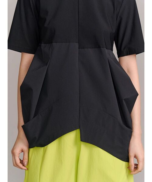 UN3D.（アンスリード）の「ROUND BOX COCOON T-SH / ラウンドボックスコクーンティーシャツ（Tシャツ/カットソー・レディース・グレー/ブラック/その他1/ホワイト・38/36）」の22枚目の写真