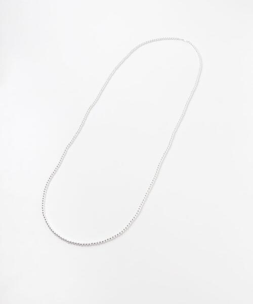 URBAN RESEARCH（アーバンリサーチ）の「decor『デコール』　HEMATITE 4MMBALL NECKLACE（ネックレス・レディース・シルバー・-）」の9枚目の写真
