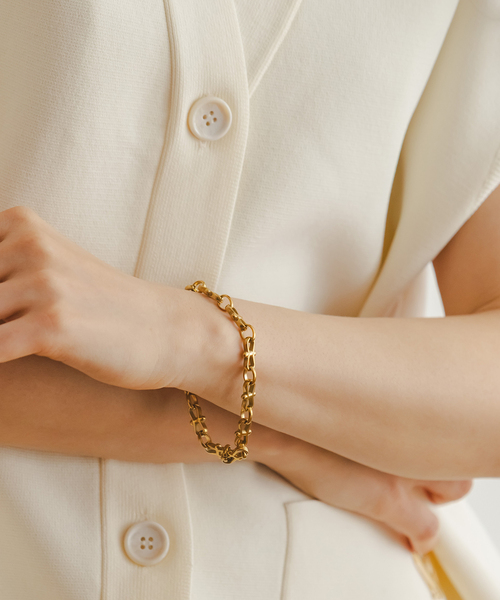 Noble（ノーブル）の「MERAKI/メラキ Power Chain Bracelet（ブレスレット・レディース・ゴールド・FREE）」の8枚目の写真