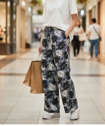 PATRIOT TAXI SELECT（パトリオットタクシーセレクト）の「【MAHARA MODERN】 ｴｽﾆｯｸﾌﾟﾘﾝﾄ ｾﾐﾜｲﾄﾞｲｰｼﾞｰﾊﾟﾝﾂ（その他パンツ）」