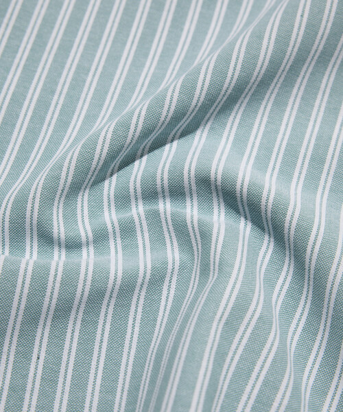 FREAK'S STORE（フリークスストア）の「AIRDRY HIGH TECHYARN オックスフォード ボタンダウンシャツ ロングスリーブ/エアドライ ポリエステル 長袖シャツ（シャツ/ブラウス・メンズ・ホワイト/グレー/サックスブルー/ブルー/グリーン/ダークグレー/その他9・SMALL/MEDIUM/LARGE）」の11枚目の写真