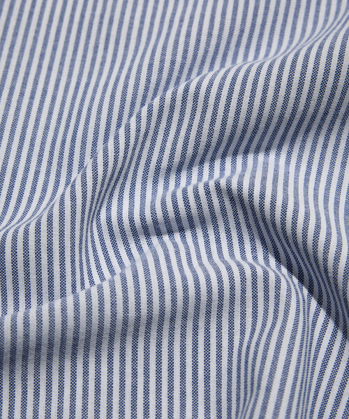 FREAK'S STORE（フリークスストア）の「AIRDRY HIGH TECHYARN オックスフォード ボタンダウンシャツ ロングスリーブ/エアドライ ポリエステル 長袖シャツ（シャツ/ブラウス・メンズ・ホワイト/グレー/サックスブルー/ブルー/グリーン/ダークグレー/その他9・SMALL/MEDIUM/LARGE）」の8枚目の写真