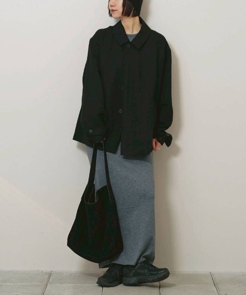 TODAYFUL（トゥデイフル）の「TODAYFUL　Soutiencollar Washed Jacket ステンカラーウォッシュドジャケット/12620104（ステンカラーコート・レディース・アイボリー/ブラック・36）」の18枚目の写真